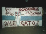 Mural - Graffiti - Pintada - Mural de la Barra: Los Cruzados &bull; Club: Universidad Católica