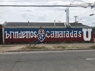 Mural - Graffiti - Pintada - Mural de la Barra: Los de Abajo • Club: Universidad de Chile - La U