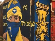 Mural - Graffiti - Pintada - "Los cerros resisten, yo apruebo" Mural de la Barra: Los del Cerro • Club: Everton de Viña del Mar