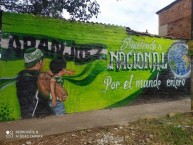 Mural - Graffiti - Pintadas - Mural de la Barra: Los del Sur • Club: Atlético Nacional • País: Colombia