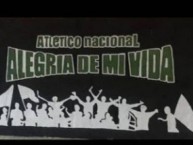 Mural - Graffiti - Pintada - "ALEGRIA DE MI VIDA" Mural de la Barra: Los del Sur • Club: Atlético Nacional
