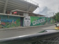 Mural - Graffiti - Pintada - "Estadio Atanasio Girardot" Mural de la Barra: Los del Sur • Club: Atlético Nacional