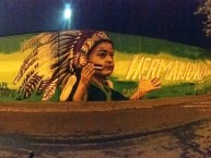 Mural - Graffiti - Pintada - "Hermandad Chapecoense" Mural de la Barra: Los del Sur • Club: Atlético Nacional