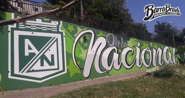 Murales - Graffitis - Los del Sur - Atlético Nacional