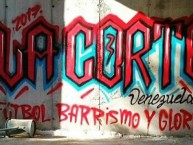 Mural - Graffiti - Pintadas - "LDR_LaCorte" Mural de la Barra: Los Demonios Rojos • Club: Caracas • País: Venezuela
