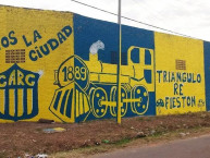 Mural - Graffiti - Pintadas - Mural de la Barra: Los Guerreros &bull; Club: Rosario Central &bull; País: Argentina