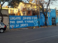 Mural - Graffiti - Pintadas - "Volveré siempre a verte por amor y por q así lo siento!" Mural de la Barra: Los Inmortales &bull; Club: Temperley &bull; País: Argentina