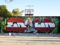 Mural - Graffiti - Pintada - "Homenaje a Bilardo." Mural de la Barra: Los Leales • Club: Estudiantes de La Plata