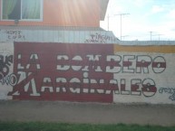 Mural - Graffiti - Pintada - Mural de la Barra: Los Marginales • Club: Curicó Unido