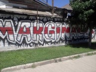 Mural - Graffiti - Pintadas - Mural de la Barra: Los Marginales • Club: Curicó Unido • País: Chile