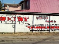 Mural - Graffiti - Pintada - Mural de la Barra: Los Marginales • Club: Curicó Unido