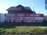Mural - Graffiti - Pintadas - "Ganes o Pierdas" Mural de la Barra: Los Marginales • Club: Curicó Unido • País: Chile