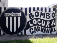 Mural - Graffiti - Pintadas - Mural de la Barra: Los Negritos • Club: Chaco For Ever • País: Argentina