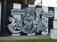 Mural - Graffiti - Pintadas - Mural de la Barra: Los Negritos • Club: Chaco For Ever • País: Argentina