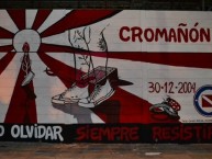 Mural - Graffiti - Pintada - "Cromañon Argentinos Juniors" Mural de la Barra: Los Ninjas • Club: Argentinos Juniors
