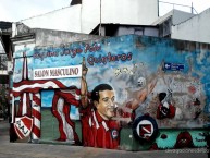 Mural - Graffiti - Pintada - "Esquina Jorge Polo Quinteros" Mural de la Barra: Los Ninjas • Club: Argentinos Juniors