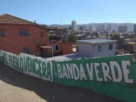 Mural - Graffiti - Pintada - "LA BANDA VERDE " Mural de la Barra: Los Panzers • Club: Santiago Wanderers