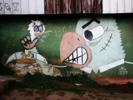 Mural - Graffiti - Pintadas - "Mural" Mural de la Barra: Los Panzers • Club: Santiago Wanderers • País: Chile