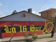 Mural - Graffiti - Pintada - "La 16 sur" Mural de la Barra: Los Rojinegros &bull; Club: Rangers de Talca