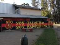 Mural - Graffiti - Pintada - Mural de la Barra: Los Rojinegros &bull; Club: Rangers de Talca