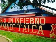 Mural - Graffiti - Pintada - Mural de la Barra: Los Rojinegros &bull; Club: Rangers de Talca