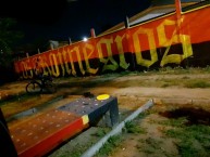 Mural - Graffiti - Pintada - Mural de la Barra: Los Rojinegros • Club: Rangers de Talca