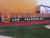 Mural - Graffiti - Pintada - Mural de la Barra: Los Rojinegros &bull; Club: Rangers de Talca