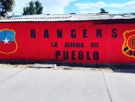 Mural - Graffiti - Pintada - Mural de la Barra: Los Rojinegros &bull; Club: Rangers de Talca