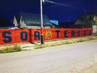 Mural - Graffiti - Pintada - Mural de la Barra: Los Rojinegros &bull; Club: Rangers de Talca