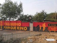 Mural - Graffiti - Pintada - "Barrio norte" Mural de la Barra: Los Rojinegros &bull; Club: Rangers de Talca