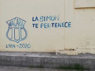 Mural - Graffiti - Pintada - "LA SIMON BOLIVAR TE PERTENECE" Mural de la Barra: Los Ultras • Club: Macará