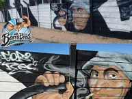 Mural - Graffiti - Pintadas - Mural de la Barra: Los Vagabundos • Club: Montevideo Wanderers • País: Uruguay