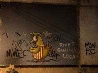 Mural - Graffiti - Pintada - Mural de la Barra: Los Vagabundos • Club: Montevideo Wanderers