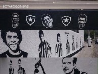 Mural - Graffiti - Pintada - "Ãdolos do Botafogo" Mural de la Barra: Loucos pelo Botafogo • Club: Botafogo