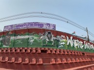 Mural - Graffiti - Pintada - "Mural en estádio Marcelo Vieira hasta Xerém" Mural de la Barra: Movimento Popular Legião Tricolor • Club: Fluminense