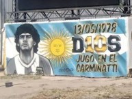 Mural - Graffiti - Pintada - Mural de la Barra: Noroeste 74 • Club: Olimpo