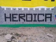 Mural - Graffiti - Pintadas - "Herdica" Mural de la Barra: Rebelión Auriverde Norte • Club: Real Cartagena • País: Colombia