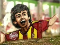 Mural - Graffiti - Pintada - "KRESPO VIVE" Mural de la Barra: Revolución Vinotinto Sur • Club: Tolima