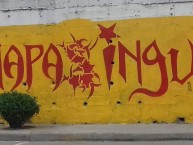 Mural - Graffiti - Pintada - "Mapasingue" Mural de la Barra: Sur Oscura • Club: Barcelona Sporting Club