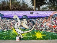 Mural - Graffiti - Pintada - "LOLO El cañonero" Mural de la Barra: Trinchera Norte • Club: Universitario de Deportes