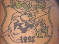 Tattoo - Tatuaje - tatuagem - Tatuaje de la Barra: Alta Tensión Sur &bull; Club: Atlético Huila &bull; País: Colombia