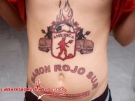 Tattoo - Tatuaje - tatuagem - Tatuaje de la Barra: Baron Rojo Sur • Club: América de Cáli • País: Colombia