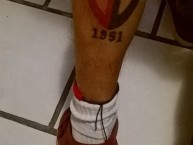 Tattoo - Tatuaje - tatuagem - "1951 !" Tatuaje de la Barra: Barra 51 • Club: Atlas • País: México