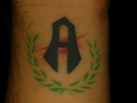Tattoo - Tatuaje - tatuagem - "Rojinegro" Tatuaje de la Barra: Barra 51 • Club: Atlas • País: México