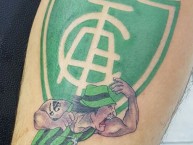 Tattoo - Tatuaje - tatuagem - Tatuaje de la Barra: Barra Una • Club: América Mineiro • País: Brasil