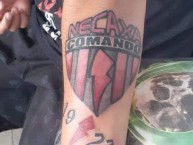 Tattoo - Tatuaje - tatuagem - Tatuaje de la Barra: Comando Rojiblanco • Club: Club Necaxa