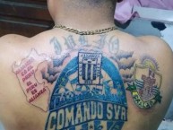 Tattoo - Tatuaje - tatuagem - Tatuaje de la Barra: Comando SVR • Club: Alianza Lima • País: Peru