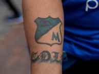 Tattoo - Tatuaje - tatuagem - Tatuaje de la Barra: Comandos Azules • Club: Millonarios • País: Colombia