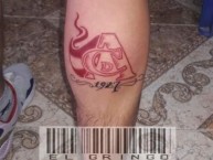 Tattoo - Tatuaje - tatuagem - "Tatto by gringo escudo América de cali" Tatuaje de la Barra: Disturbio Rojo Bogotá • Club: América de Cáli