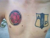 Tattoo - Tatuaje - tatuagem - Tatuaje de la Barra: Dominio Aurinegro • Club: Alianza Petrolera